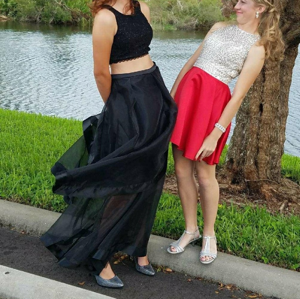 Black 2 piece dress